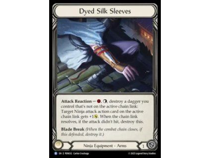 Dyed Silk Sleeves (Cold Foil)