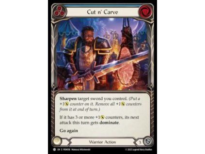 Cut n' Carve (Blue) (Rainbow Foil)