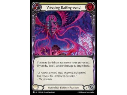 Weeping Battleground (Yellow) (Regular)