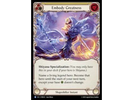 Embody Greatness (Rainbow Foil)