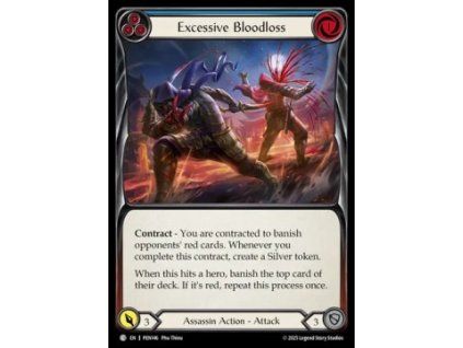Excessive Bloodloss (Blue) (Rainbow Foil)