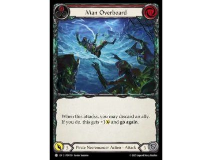 Man Overboard (Red) (Rainbow Foil)