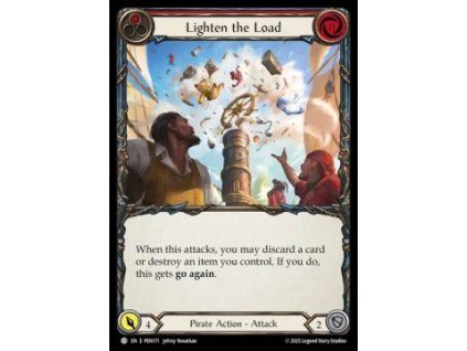 Lighten the Load (Red) (Rainbow Foil)