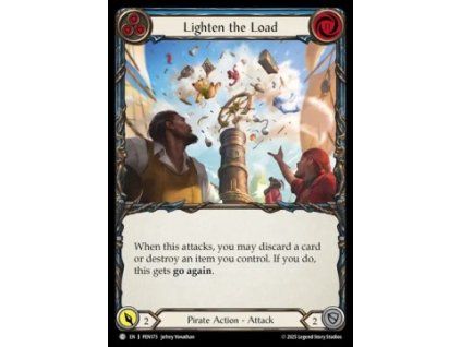 Lighten the Load (Blue) (Rainbow Foil)
