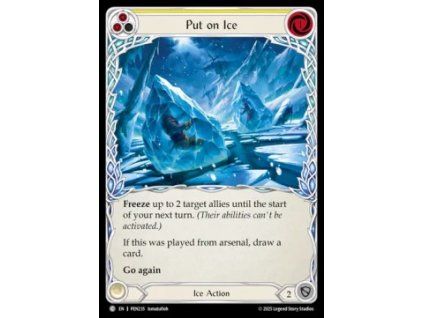 Put on Ice (Yellow) (Rainbow Foil)