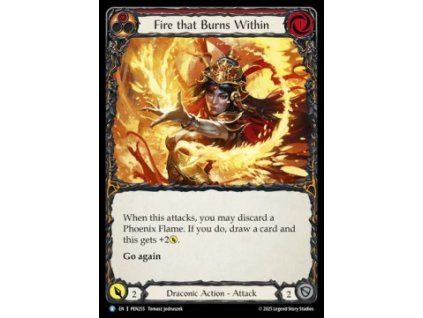 Fire that Burns Within (Rainbow Foil)