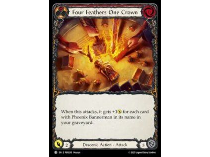 Four Feathers One Crown (Rainbow Foil)
