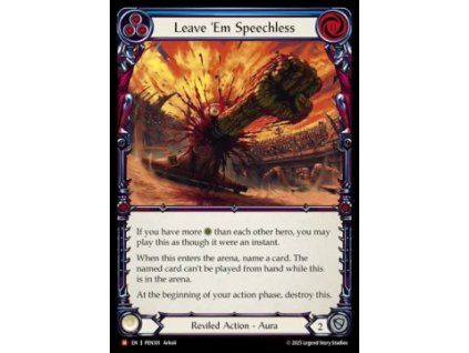 Leave 'Em Speechless (Regular)