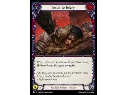 Insult to Injury (Red) (Regular)