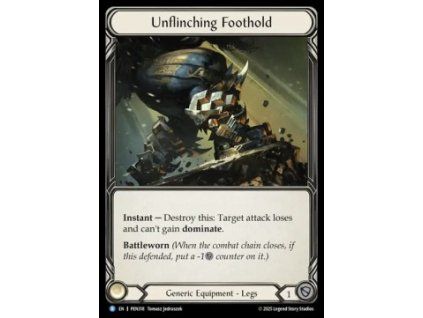 Unflinching Foothold (Cold Foil)