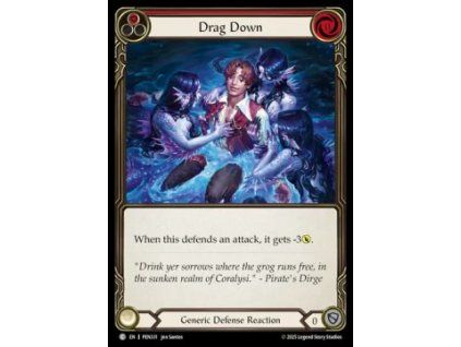 Drag Down (Red) (Rainbow Foil)