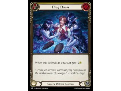 Drag Down (Yellow) (Rainbow Foil)