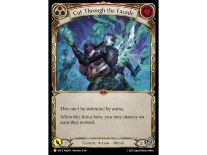 Cut Through the Facade (Cold Foil)