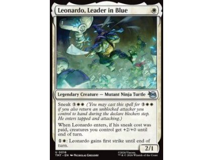 Leonardo, Leader in Blue