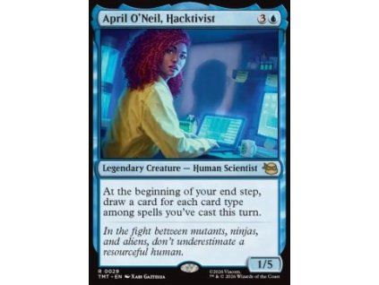 April O'Neil, Hacktivist
