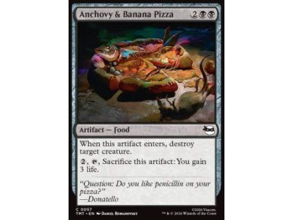 Anchovy & Banana Pizza