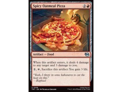 Spicy Oatmeal Pizza