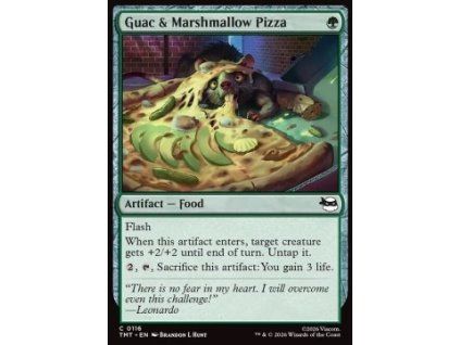Guac & Marshmallow Pizza