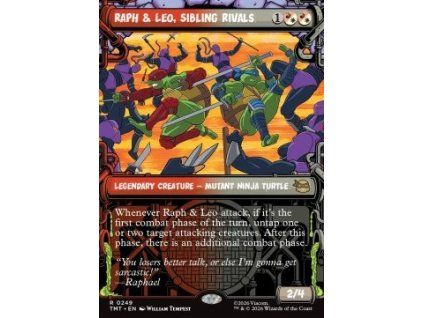 Raph & Leo, Sibling Rivals