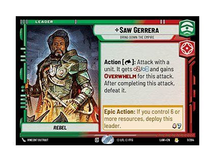 Saw Gerrera, Bring Down the Empire