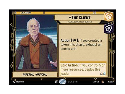 The Client, Please Lower Your Blaster