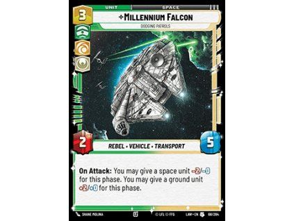 Millennium Falcon, Dodging Patrols