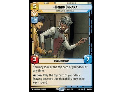 Hondo Ohnaka, Plays By His Own Rules