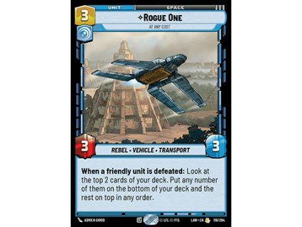 Rogue One, At Any Cost