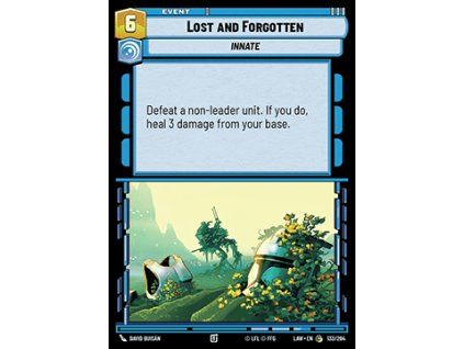 Lost and Forgotten