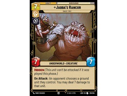Jabba's Rancor, Snack Time!