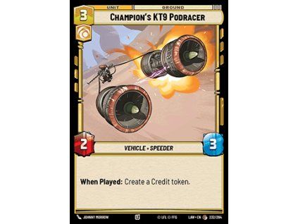Champion's KT9 Podracer