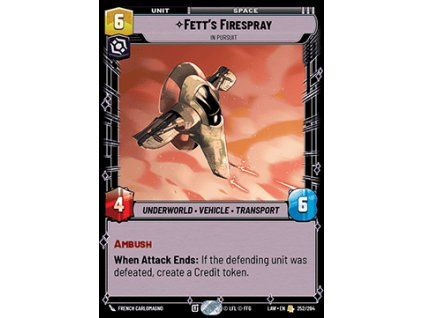 Fett's Firespray, In Pursuit