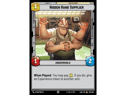Hidden Hand Supplier