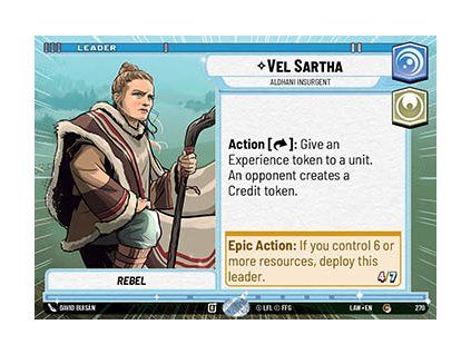 Vel Sartha, Aldhani Insurgent (V.1)