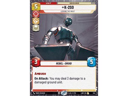 K-2SO, Locking the Vault (V.1)
