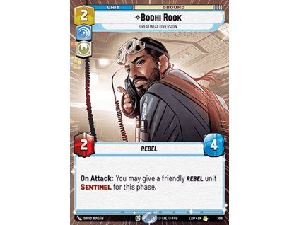 Bodhi Rook, Creating a Diversion (V.1)