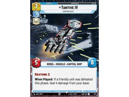 Tantive IV, Carrying Hope (V.1)