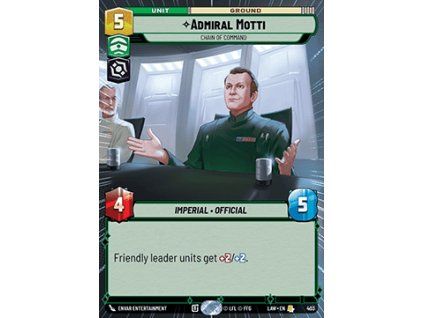 Admiral Motti, Chain of Command (V.1)