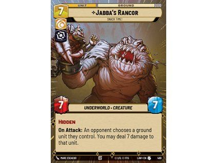 Jabba's Rancor, Snack Time! (V.1)