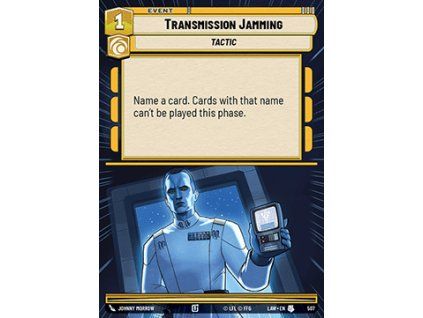 Transmission Jamming (V.1)