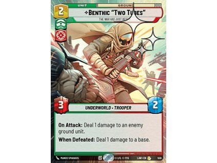 Benthic “Two Tubes”, The War Has Just Begun (V.2)