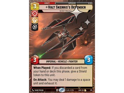 Vult Skerris's Defender, Secret Project (V.2)