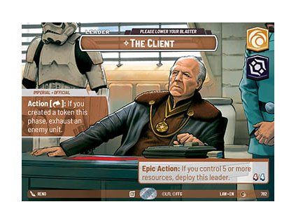 The Client, Please Lower Your Blaster (V.2)
