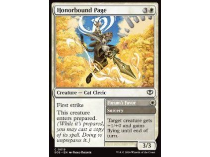 Honorbound Page // Forum's Favor
