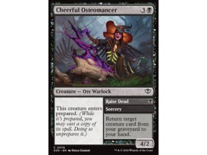 Cheerful Osteomancer // Raise Dead