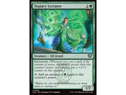 Topiary Lecturer