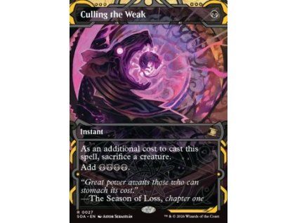 Culling the Weak (V.1)