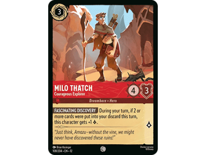 Milo Thatch - Courageous Explorer