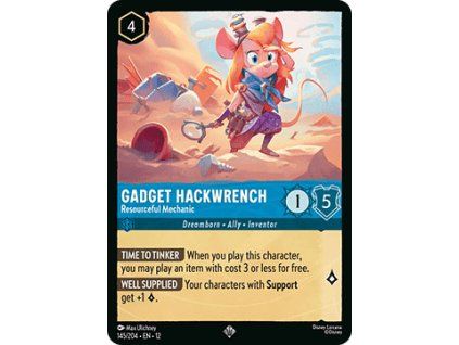 Gadget Hackwrench - Resourceful Mechanic