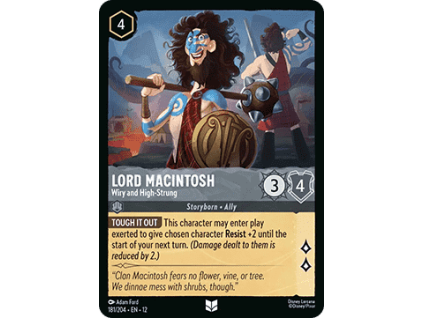 Lord Macintosh - Wiry and High-Strung
